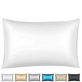 Silk Pillowcase 25 Momme, Both Sides 100% Natural Mulberry Silk Pillow Cases Covers for Hair and Ski | Amazon (US)