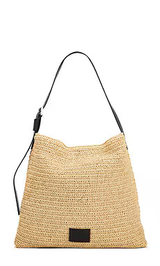 ALLSAINTS Asha Paper Shoulder Bag in Natural from Revolve.com | Revolve Clothing (Global)