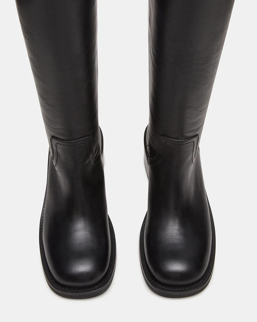 Riggs Black Leather | Steve Madden (US)