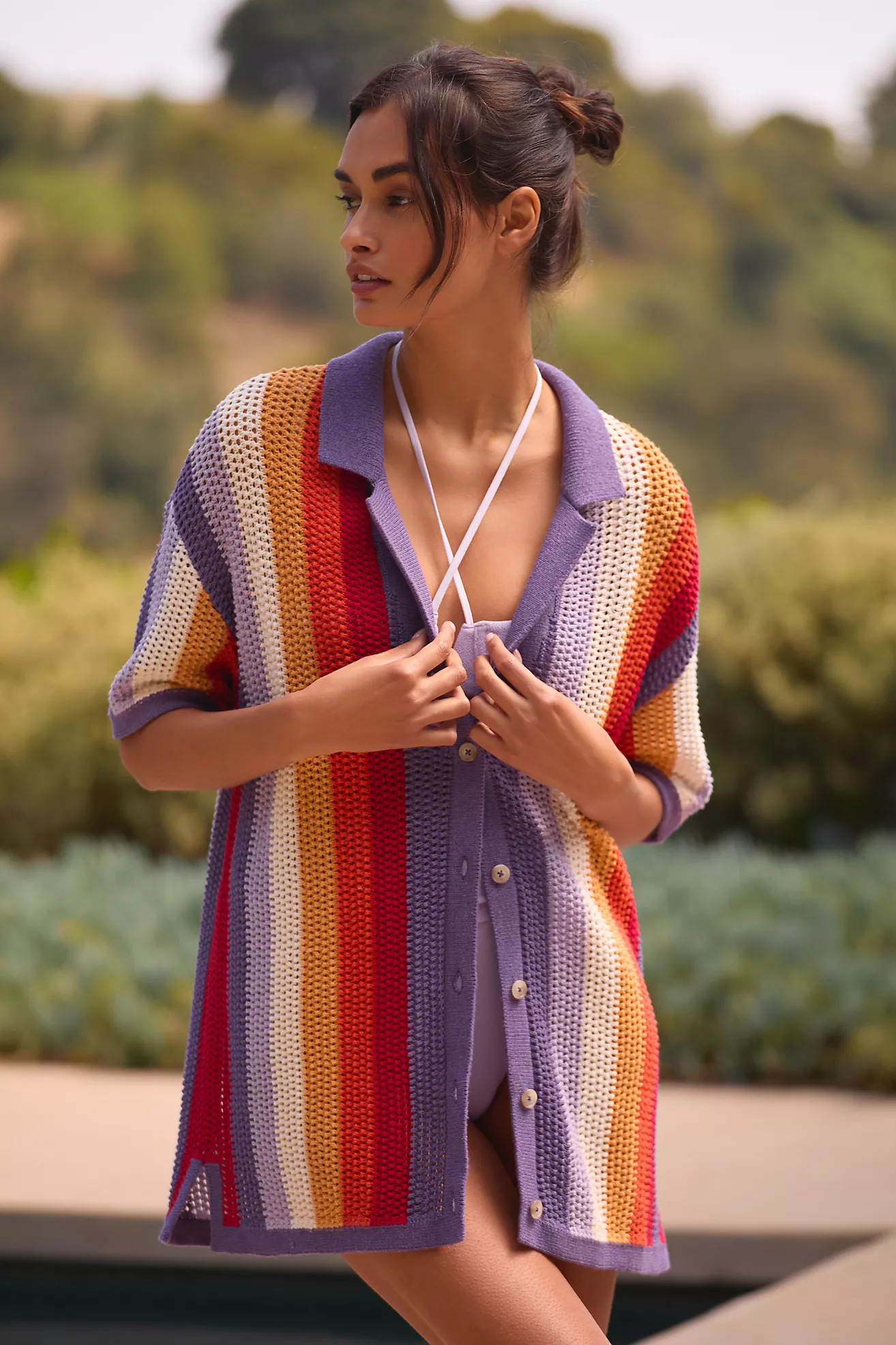 By Anthropologie Knit Surf Shirt | Anthropologie (US)