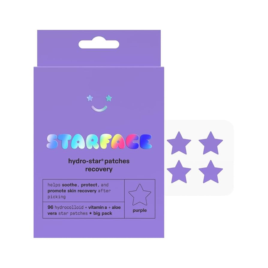 Starface Hydro-Star Recovery BIG PACK, Hydrocolloid Patches with Aloe Vera and Vitamin A, Helps S... | Amazon (US)
