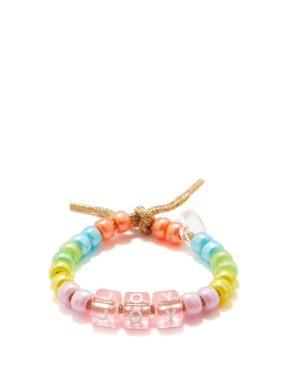 Joy bead and Lurex bracelet | Lauren Rubinski | Matches (US)