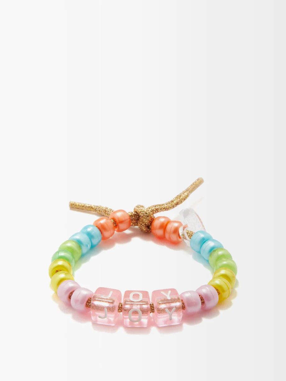Joy bead and Lurex bracelet | Lauren Rubinski | Matches (US)