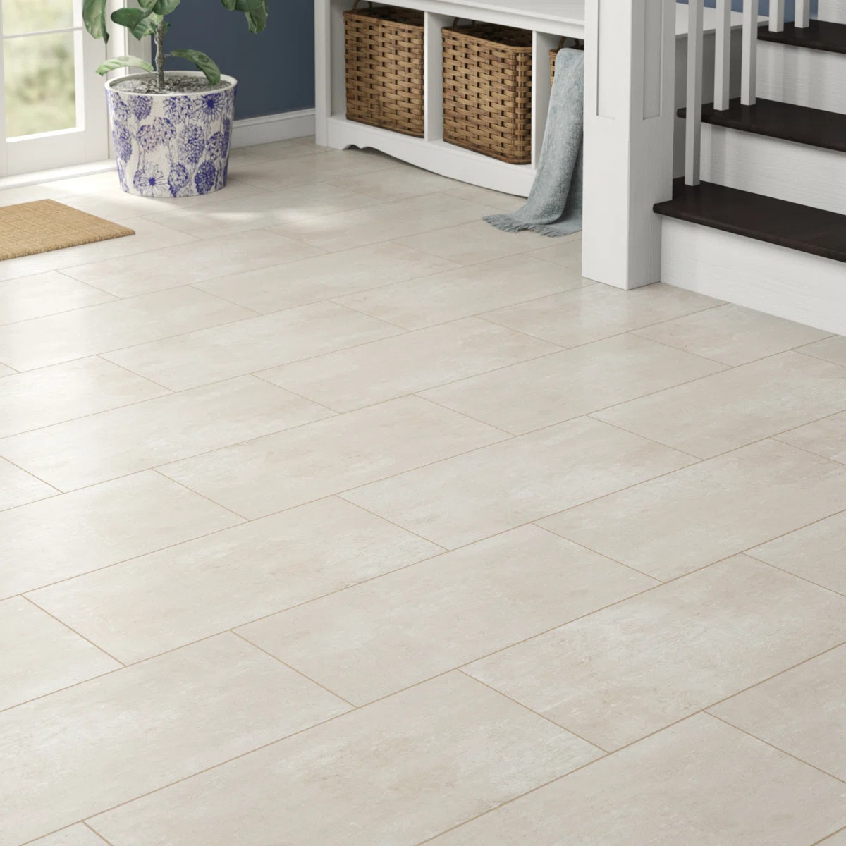 Simply Modern 12" x 24" Porcelain Concrete Look Wall & Floor Tile | Wayfair North America