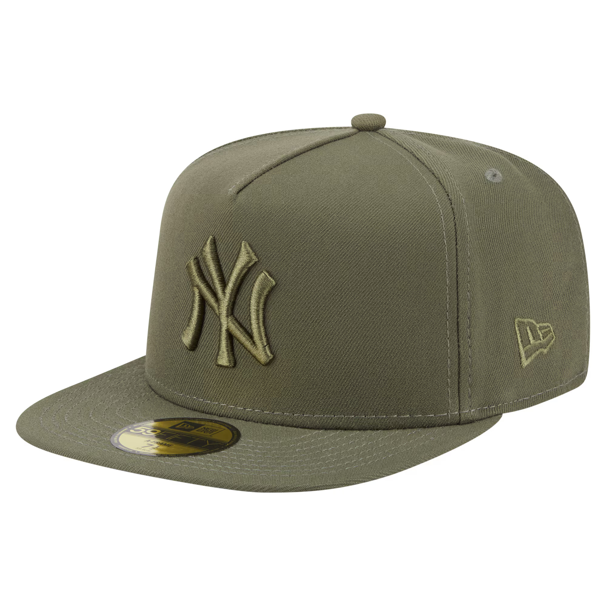 New York Yankees New Era Color Pack A-Frame 59FIFTY Fitted Hat - Olive | Lids