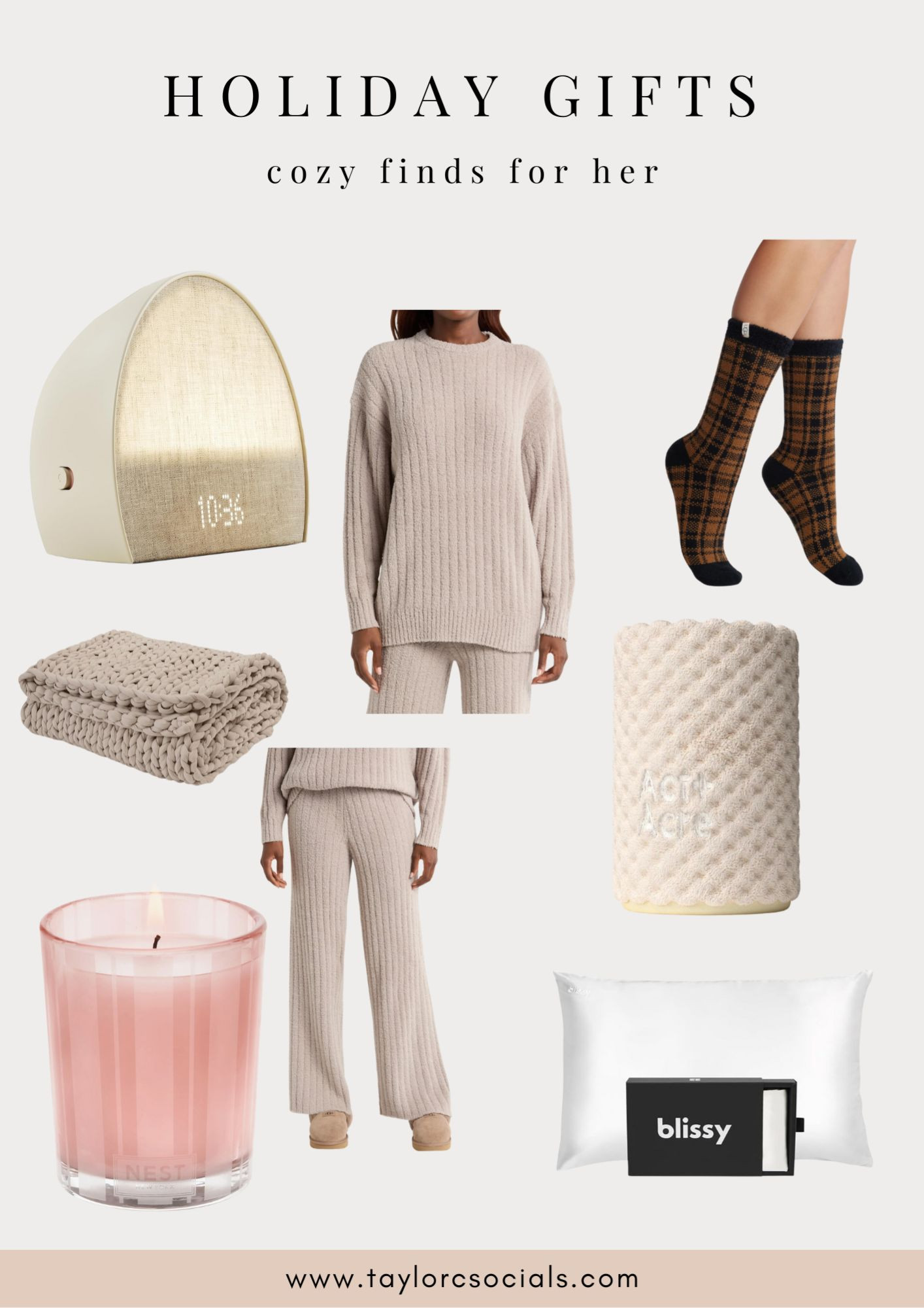 Cozy Holiday Gifts for Her | Gifts for Women | Luxury Gifts #luxe #giftsforher #cozygifts #giftguide 

#LTKHoliday #LTKSeasonal #LTKGiftGuide