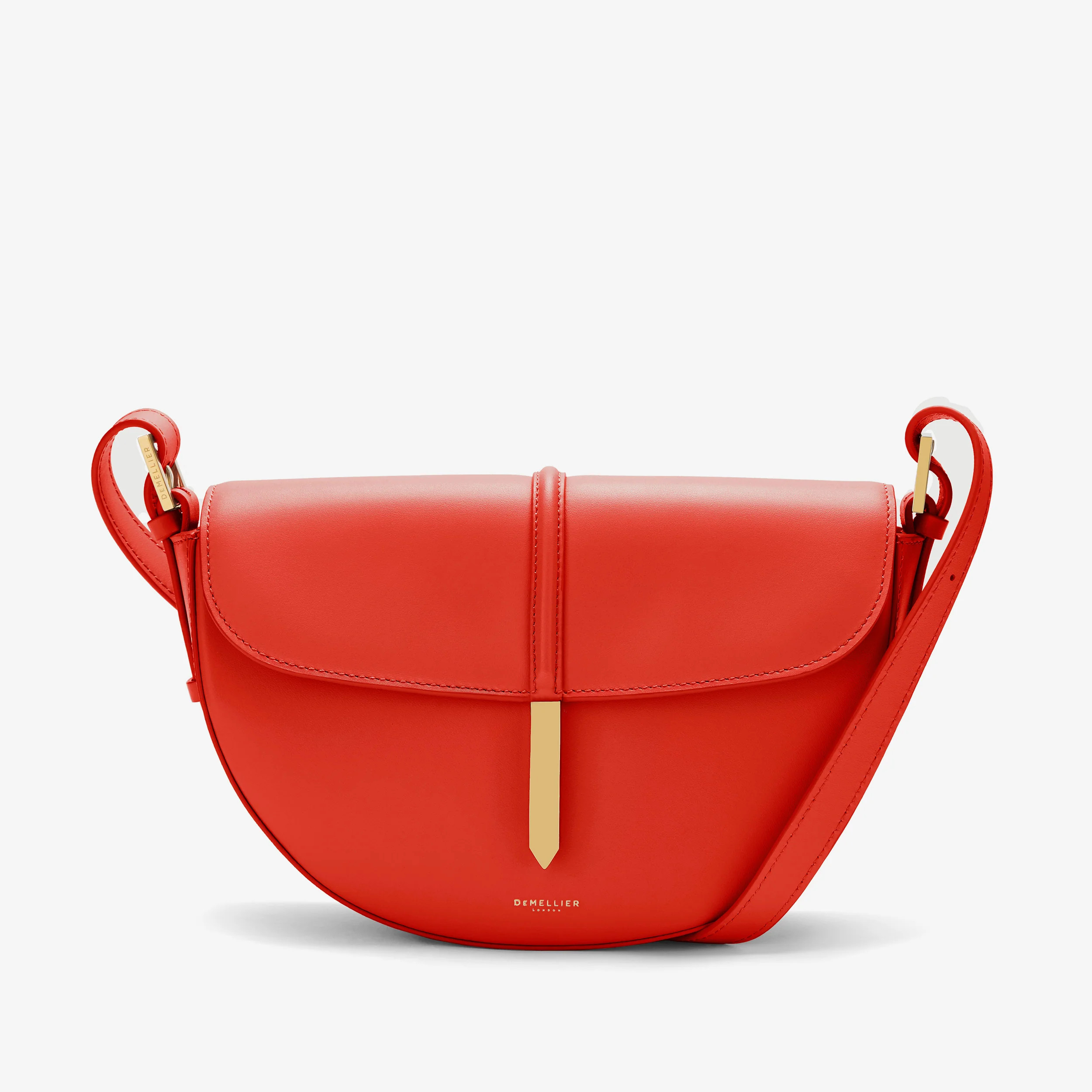 The Tokyo Saddle | Poppy Red Smooth | DeMellier | DeMellier