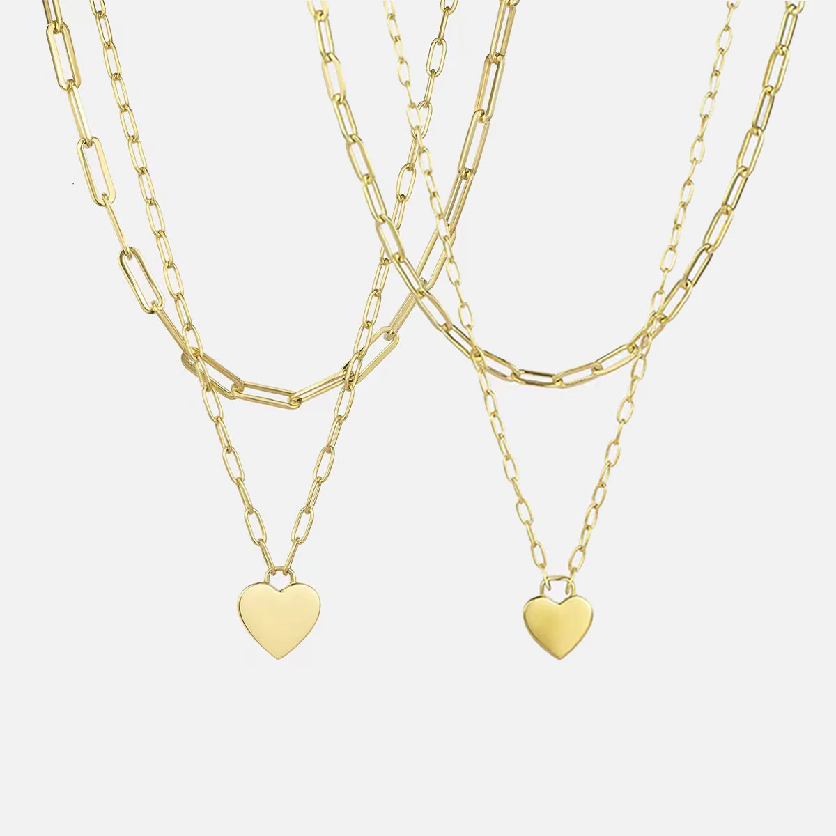 Layered Heart Necklace Set - Mom & Mini | Victoria Emerson