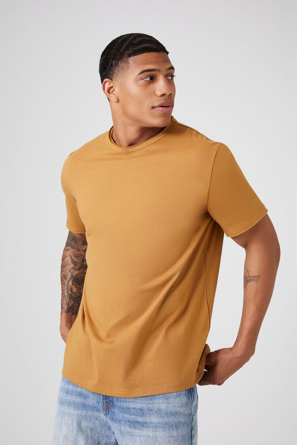 Relaxed Short-Sleeve Crew Tee | Forever 21 (US)
