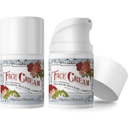 LilyAna Naturals Face & Neck Moisturizer - Made in USA, Face Cream for Women AND Men, Anti-Aging Wri | Amazon (US)