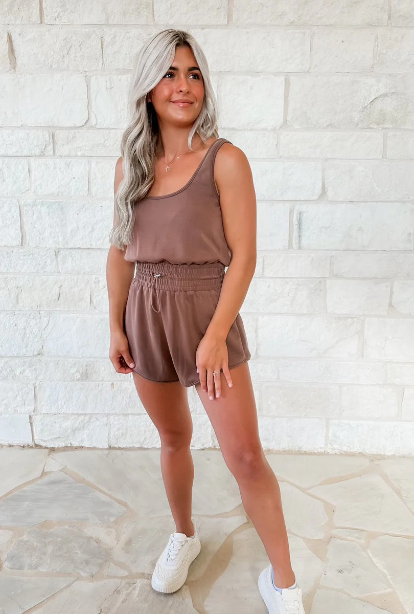 Valerie Chocolate Romper | CK Squared Boutique