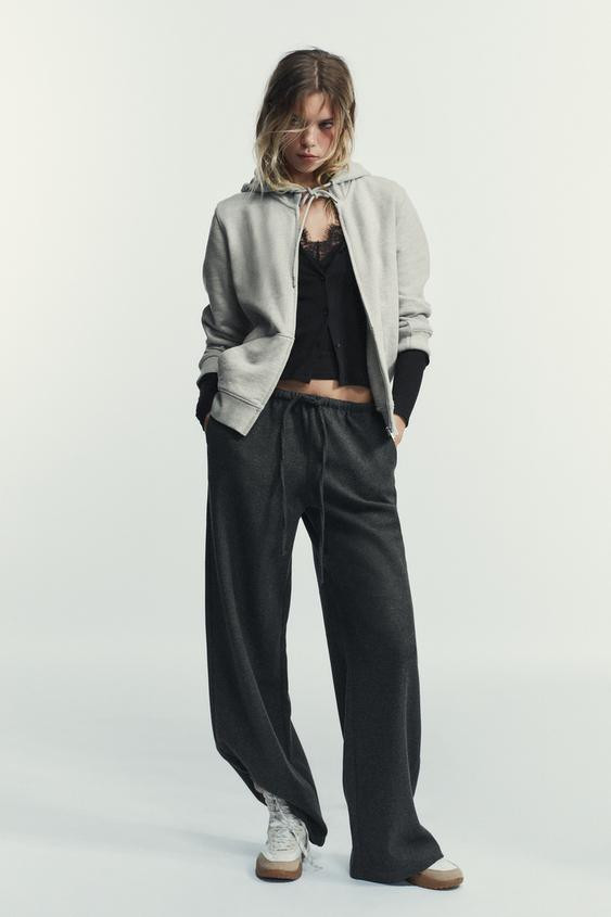 TIED PALAZZO PANTS | Zara US