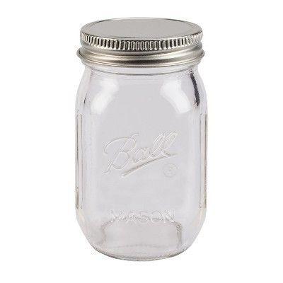 Ball 4oz 4pk Glass Mini Mason Jar with Lid: Spice Storage, Clear Food Container Set, Dishwasher-Safe, Metal Lid | Target
