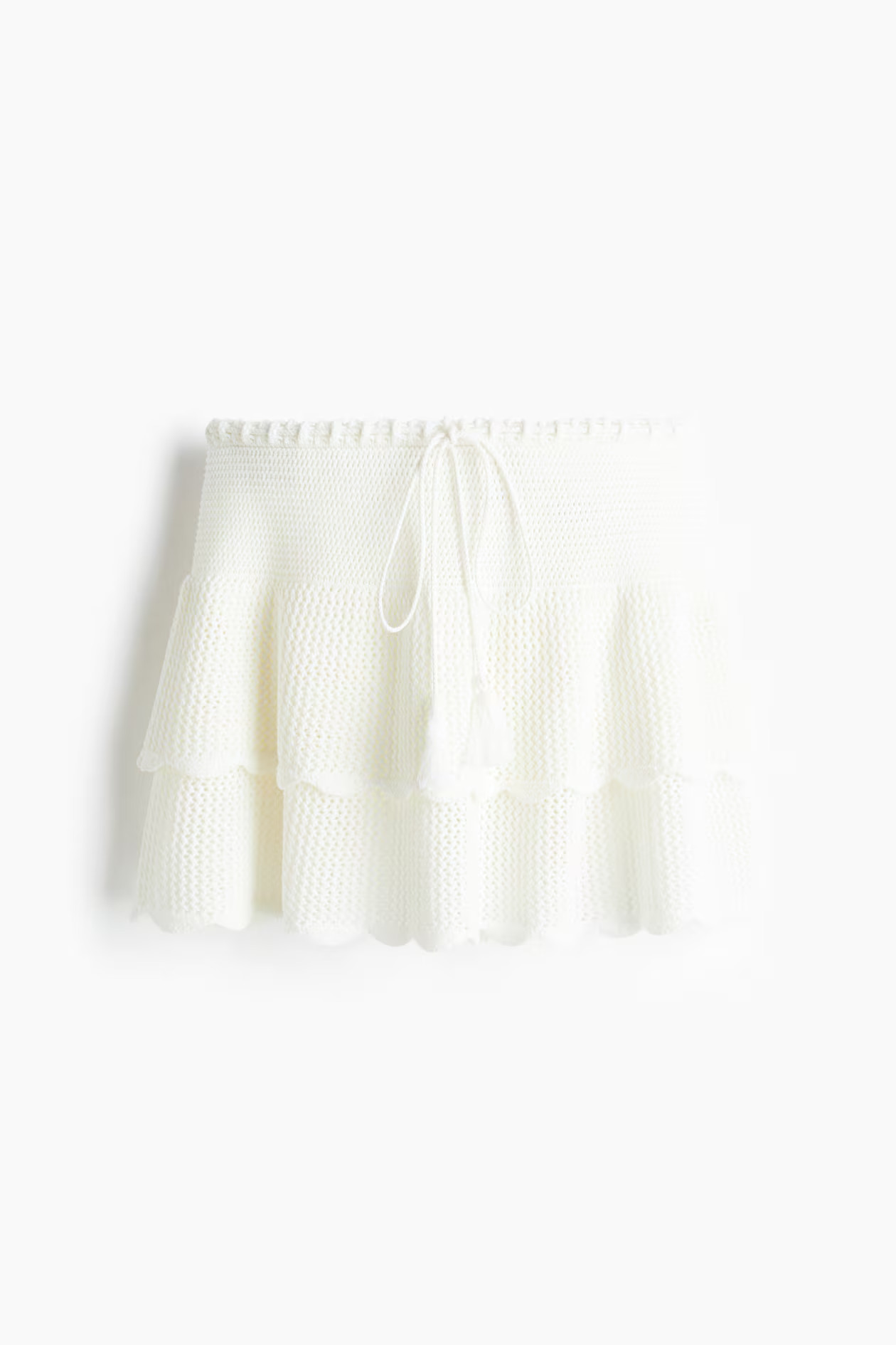 Crochet-Look Mini Skirt | H&M (US + CA)