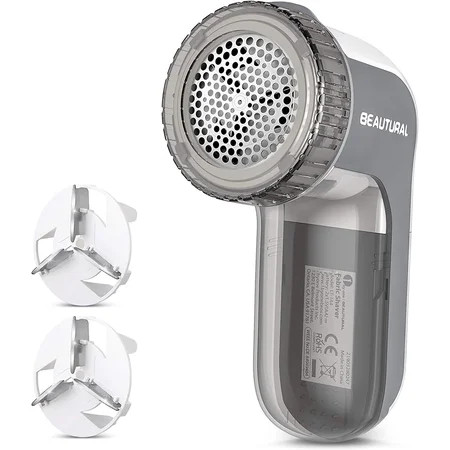 BEAUTURAL Fabric Shaver and Lint Remover, Sweater Defuzzer with 2 Speed Settings, 2 Replaceable Stai | Walmart (US)