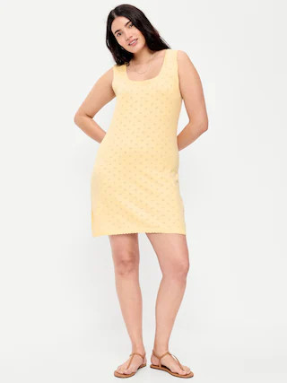 SoSoft Lite Pointelle Sweater Dress | Old Navy (CA)