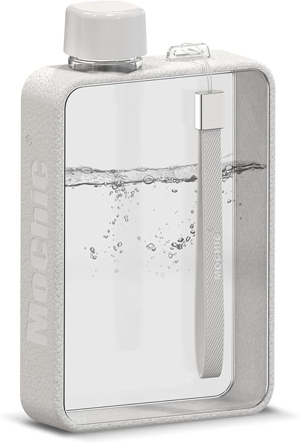 Mochic 13oz Portable Water Flask Flat Water Bottle for Purse Mug BPA Free A5 Slim Square Water Bo... | Amazon (US)