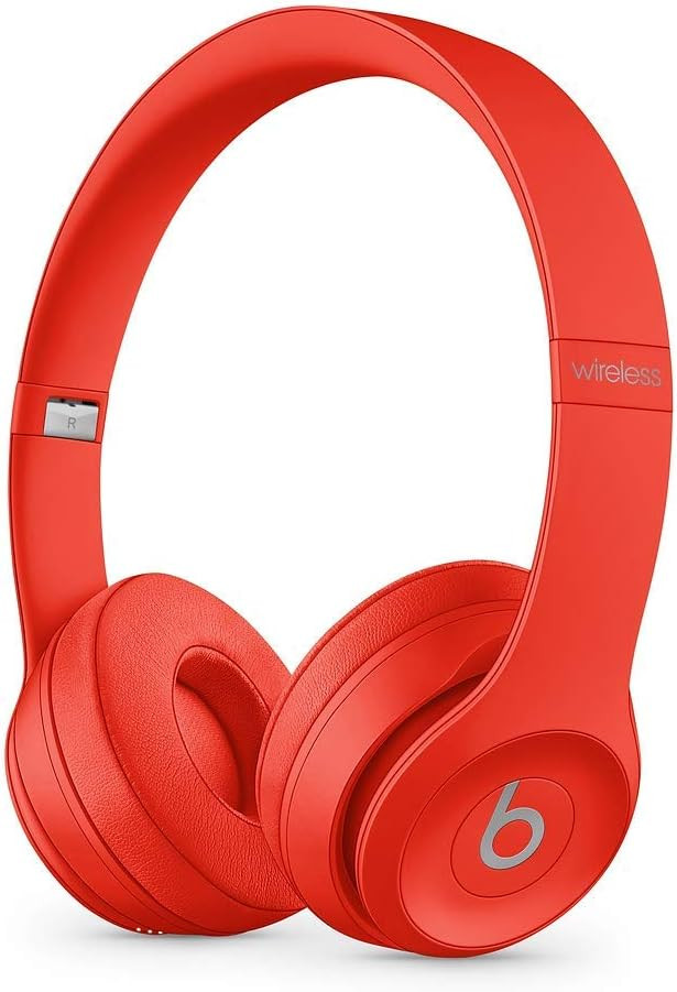 Beats by Dr. Dre Solo3 Wireless On-Ear Headphones - Red (Renewed Premium) | Amazon (US)
