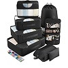 Veken 8 Set Packing Cubes for Travel Essentials, Suitcase Organizer Bags in 4 Sizes, Carry-On Lug... | Amazon (US)