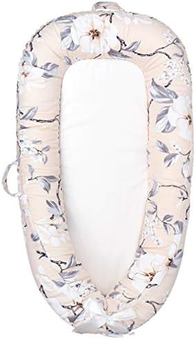 Mamibaby Baby Lounger,100% Soft Breathable Baby Nest,Portable Canvas Newborn Lounger Infant Floor... | Amazon (US)