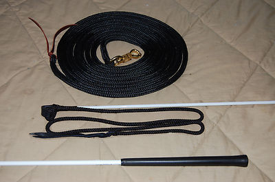 LEAD ROPE W/PARELLI SNAP & HANDY CARROT STICK FOR NATURAL HORSE TRAINING | eBay US
