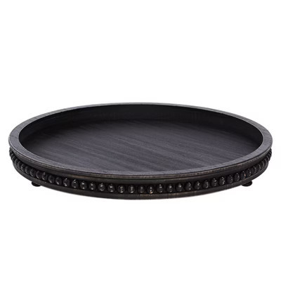 The Lakeside Collection Beaded Tabletop Serving Collection - Round Tray | Target