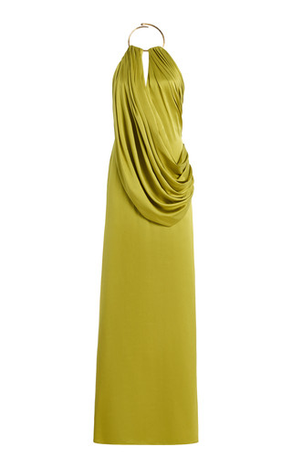 Exclusive The Leona Draped Satin Maxi Dress | Moda Operandi (Global)