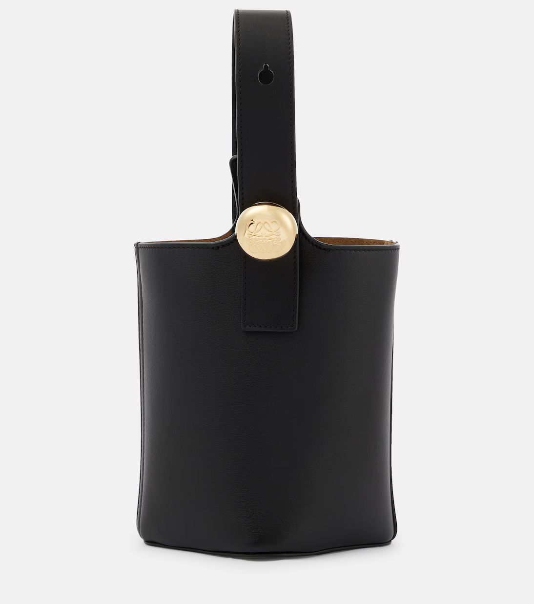 Pebble Mini leather bucket bag | Mytheresa (INTL)