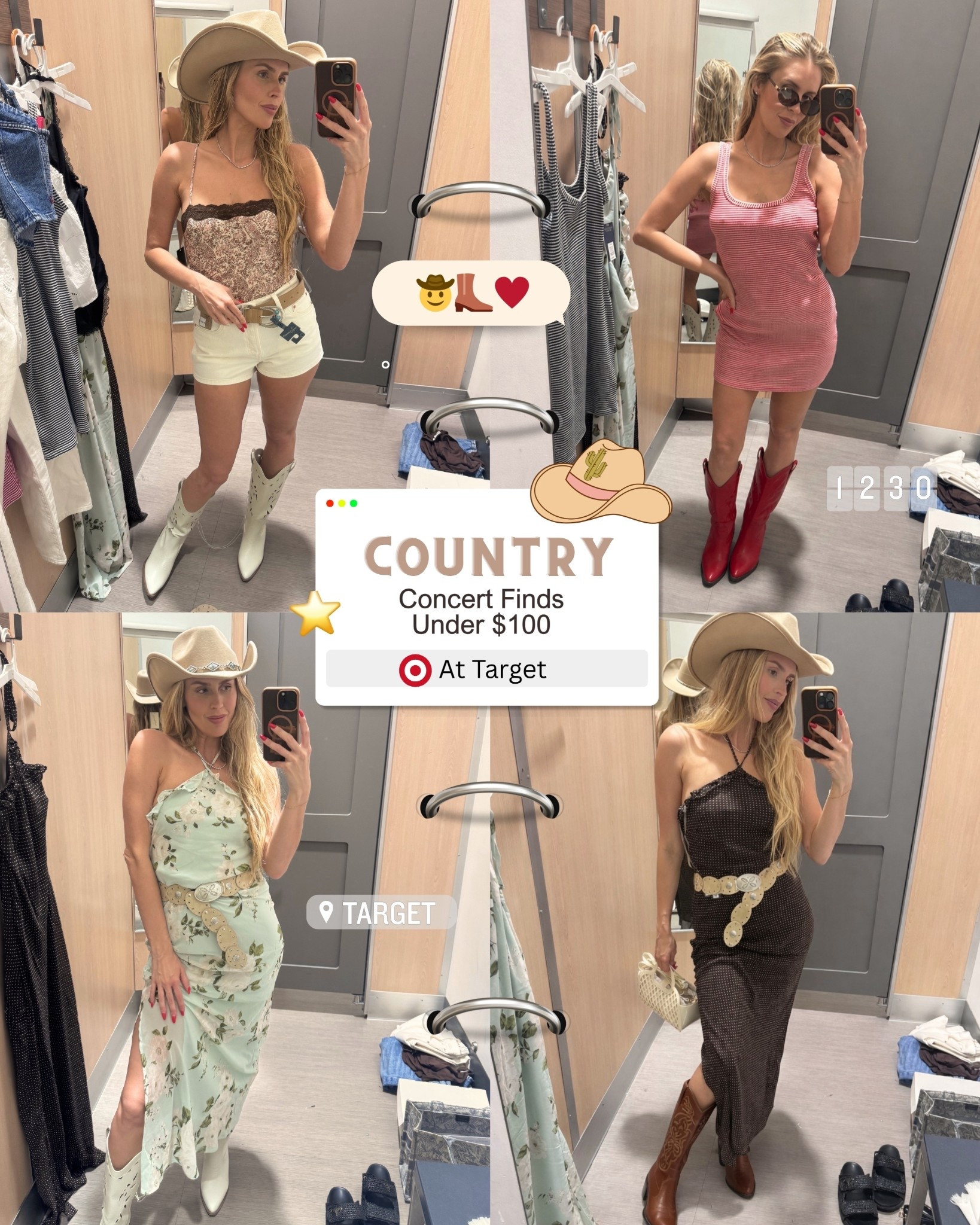 The two maxi dresses are no longer available online, but they are called : 
Women’s ruffle, maxi, empire waist stress by wild fable ( comes in Brown and Floral)

#LTKootd #LTKFestival #LTKSeasonal
