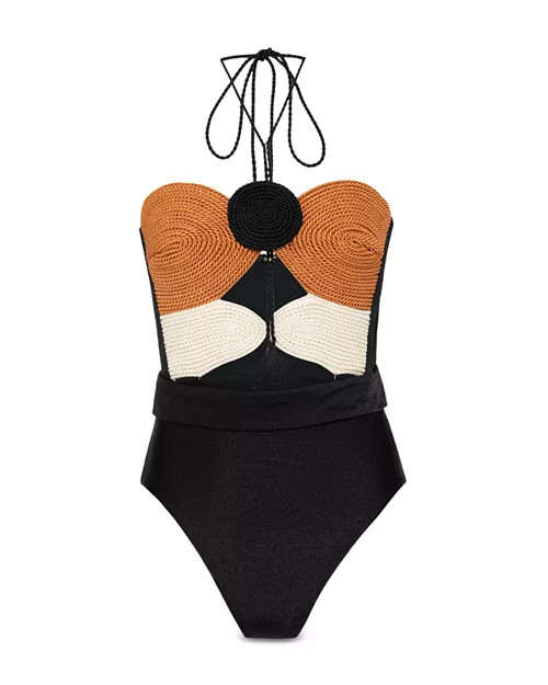 PatBO Jersey Sands Braided One Piece Swimsuit  | Bloomingdale's EDITORIAL Vacation Women | Bloomingdale's (US)