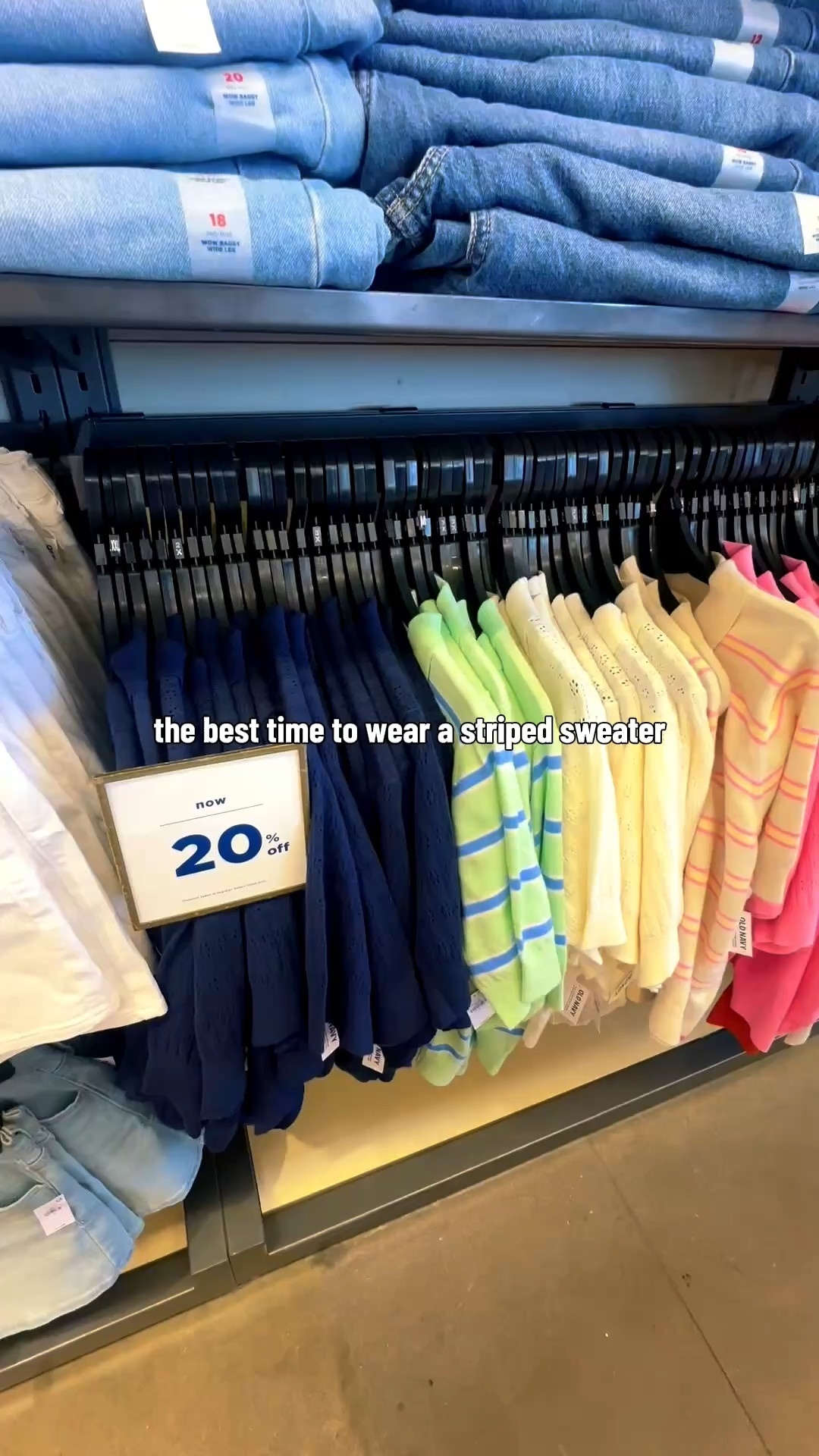 Old Navy’s striped sweaters for spring 🙌🏻🙌🏻🙌🏻 fit is tts! Spring outfit | spring sweater | neutral sweater | spring ootd / old navy finds | summer style 

#LTKootd #LTKSaleAlert #LTKSeasonal