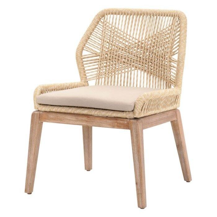 Orient Express Furniture Loom Woven Dining Side Chair - Set of 2 | Hayneedle