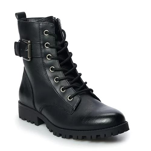 SO® Broccoli Women's Combat Boots | Kohl's