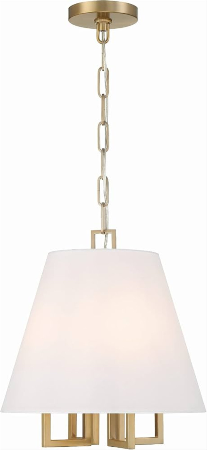 Click for more info about Crystorama Libby Langdon Westwood 4 Light Vibrant Gold Pendant