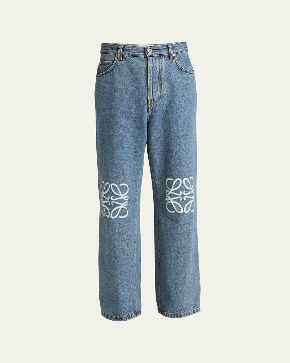 Men's Anagram Straight-Leg Jeans | Bergdorf Goodman
