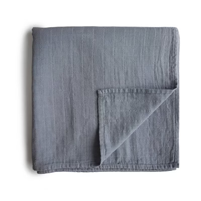 Mushie Muslin Swaddle Blanket Organic Cotton - Tradewinds | Target