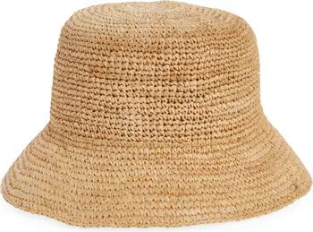 Isadora Straw Bucket Hat | Nordstrom