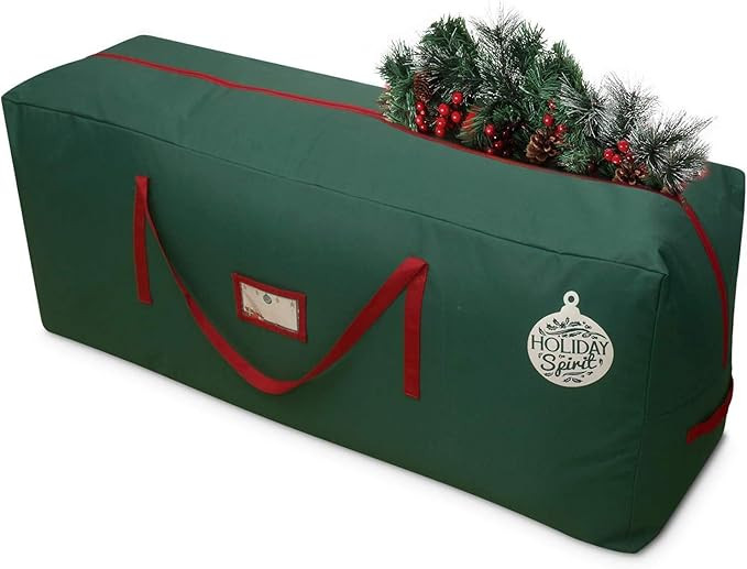 HOLIDAY SPIRIT Christmas Tree Storage Bag - Heavy-Duty Tree Bag with Durable Reinforced Handles &... | Amazon (US)