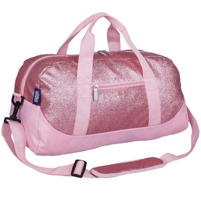 Wildkin Pink Glitter Overnighter Duffel Bag | Target