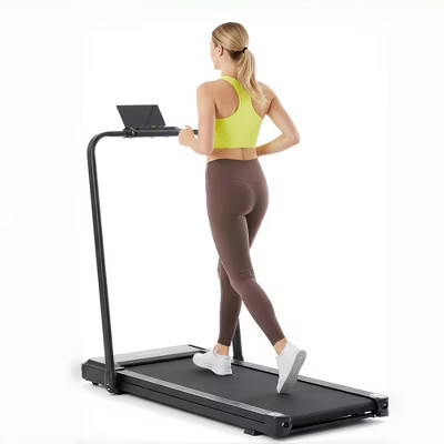 NAYSAYE Walking Treadmill Compact Under Desk Walking Pad Quiet Portable Fitness Machine for Home and Office Exercise, Black, 42.2"*22.05"*38" | Target