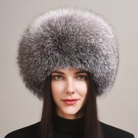Hot Sale 100% natural Fox Fur Hat Women Caps Winter Warm Hat Thick Fur Cap Female Fashion For Women Hat With Earmuffs Hats | AliExpress (US)