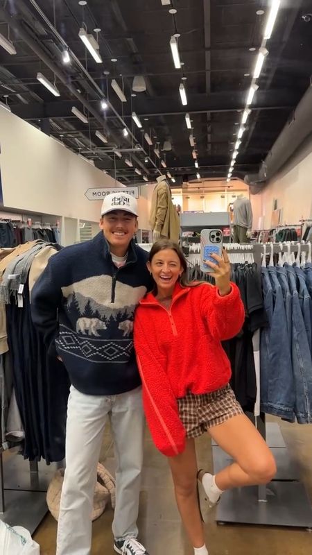old navy has had soooo many cute items recently! Josh and I LOVE these quarter zips, I got a medium and Josh got an XL 

they’re still doing 50% off their entire site for cyberweek! no code required🫶🏼 

cyber week, fleece, Sherpa jacket, viral old navy jacket, winter jacket, winter outfit, holiday outfit

#LTKHoliday #LTKCyberWeek #LTKSeasonal