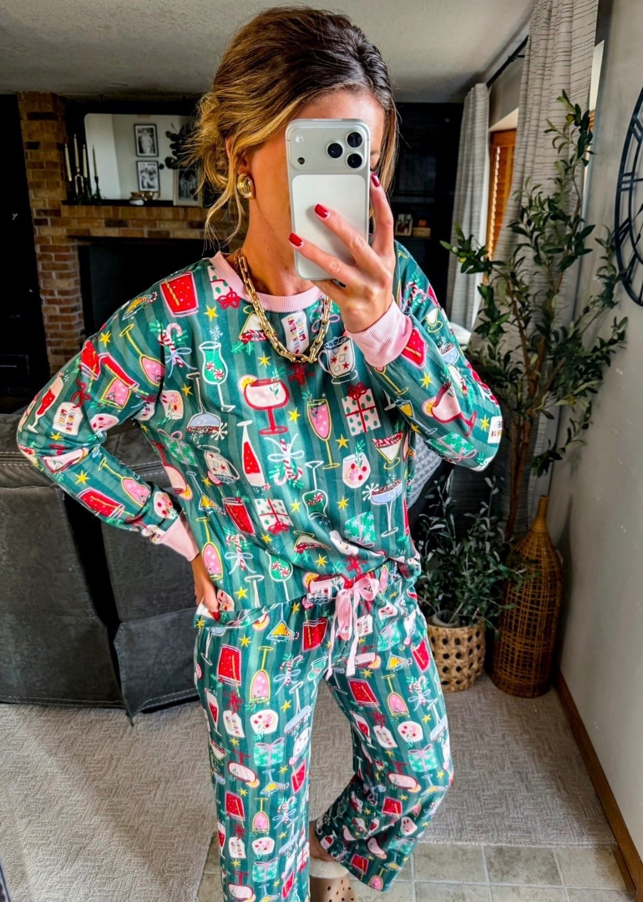 RESTOCKED!!
Not to be dramatic, but I think I found my favorite Christmas pjs to date.  Less than $20!!
Wearing medium 
#walmartpartner

#LTKGiftGuide #LTKHoliday