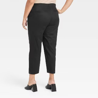 Women's Plus Size High-Rise Taper Ankle Pants - Ava & Viv™ | Target
