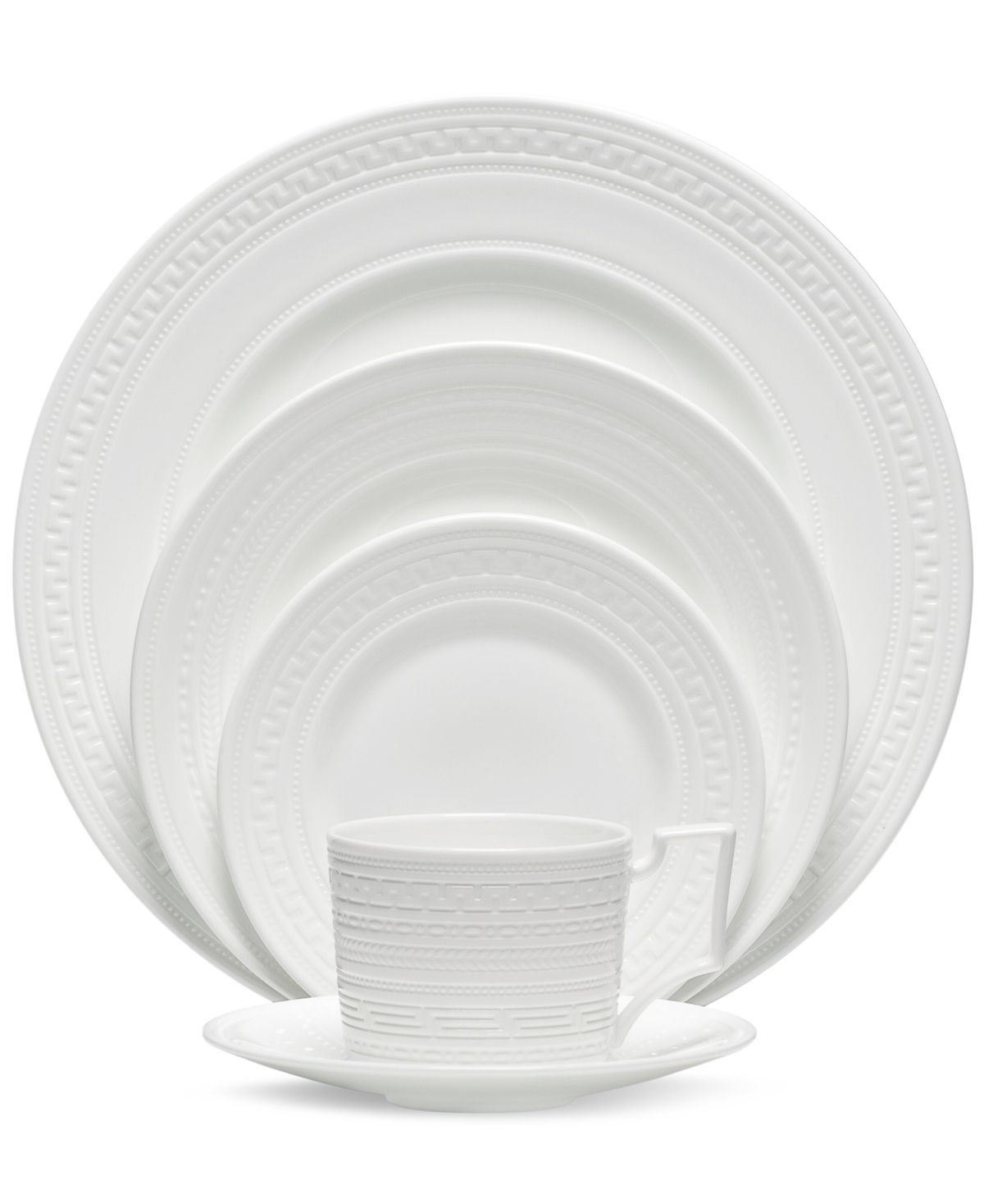 Wedgwood Dinnerware, Intaglio 5 Piece Place Setting | Macys (US)