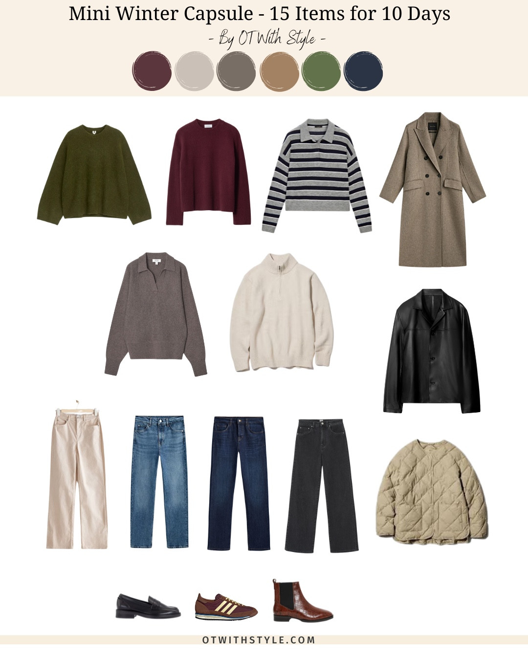 Mini winter capsule- 15 items for 10 days.
Ten outfit ideas in a classic casual style 🤎

#LTKstyletip #LTKwinter #LTKuk