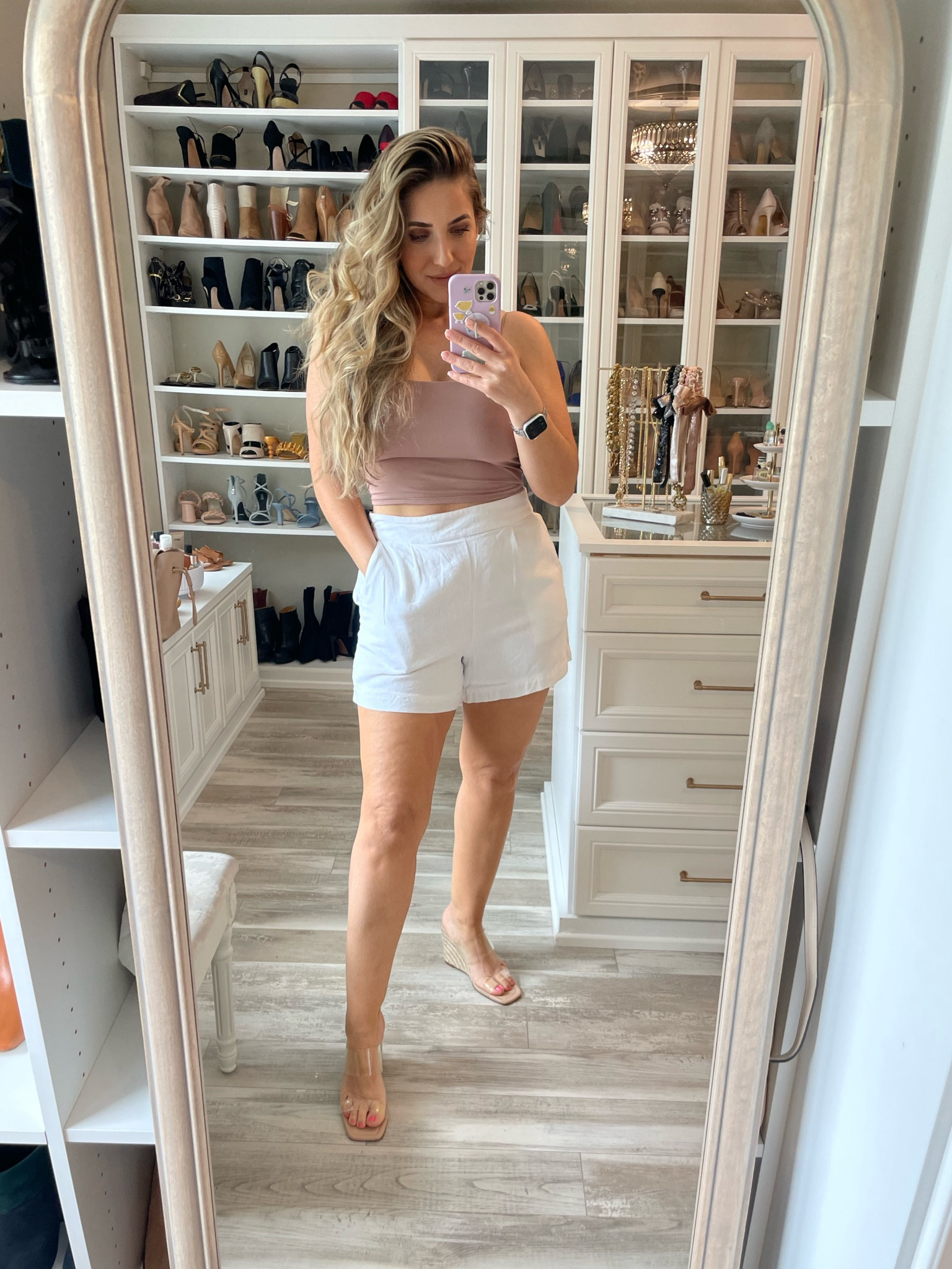 Abercrombie shorts, same top, dressier shoe. Fab! Medium in the shorts and top and TTS on the shoes!

#LTKunder50 #LTKunder100 #LTKfit