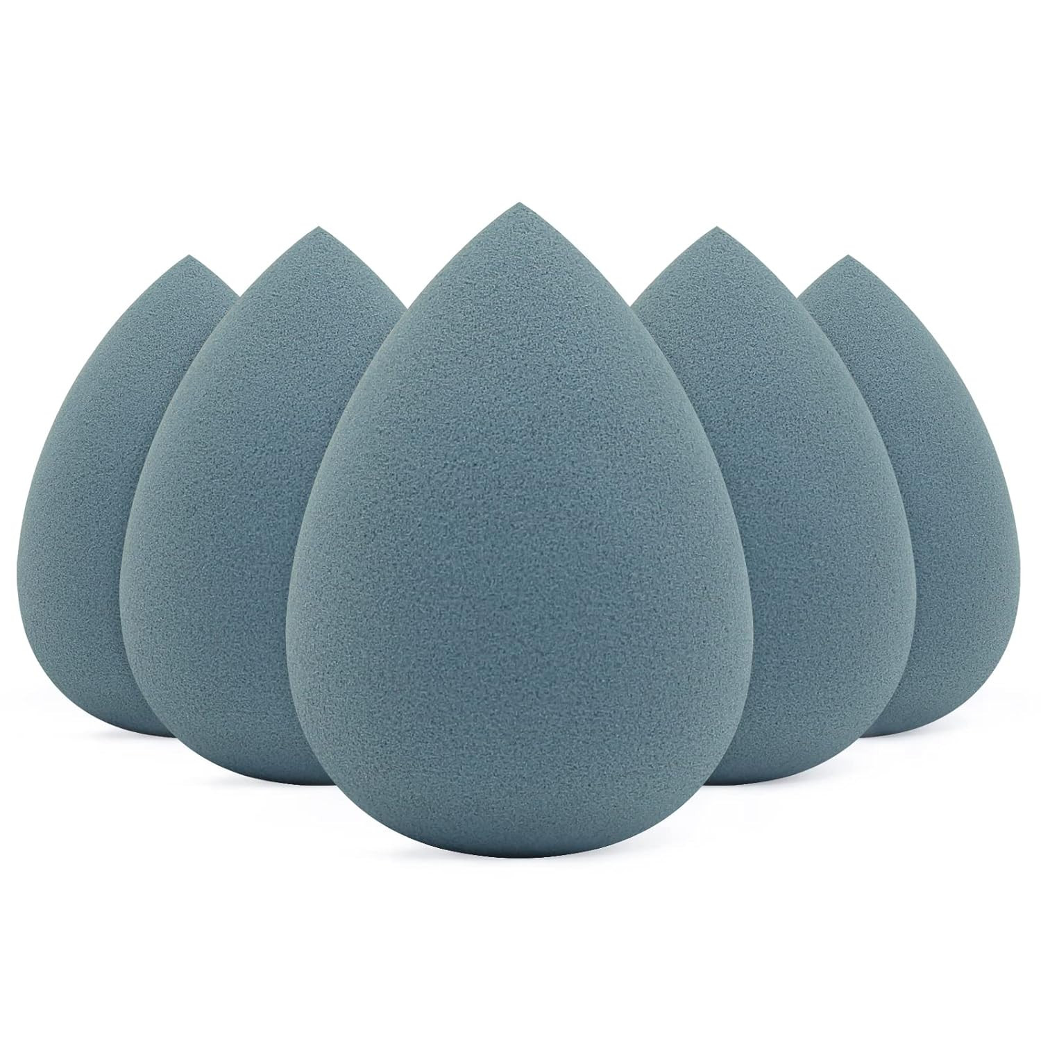 BEAKEY 5 Pcs Makeup Sponge Set, Foundation Blending Beauty Sponge, Flawless for Liquid, Cream, an... | Amazon (US)