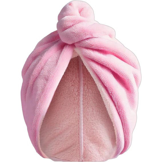 Pink Towel Hair Wrap | Maisonette