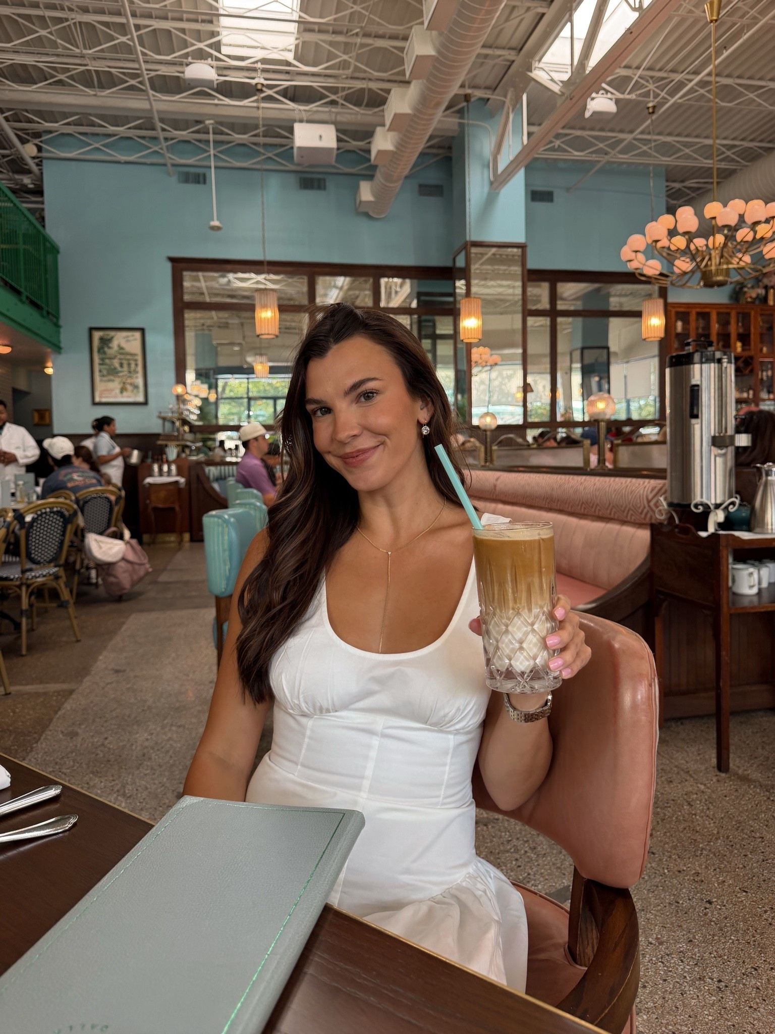 Love this brunch outfit!! ☕️ 

Summer outfit inspo, Amazon finds, lioness, Italy, euro summer, sandals, linen dress, white maxi dress, gameday, coffee, on the go, summer essentials, outfit inspo